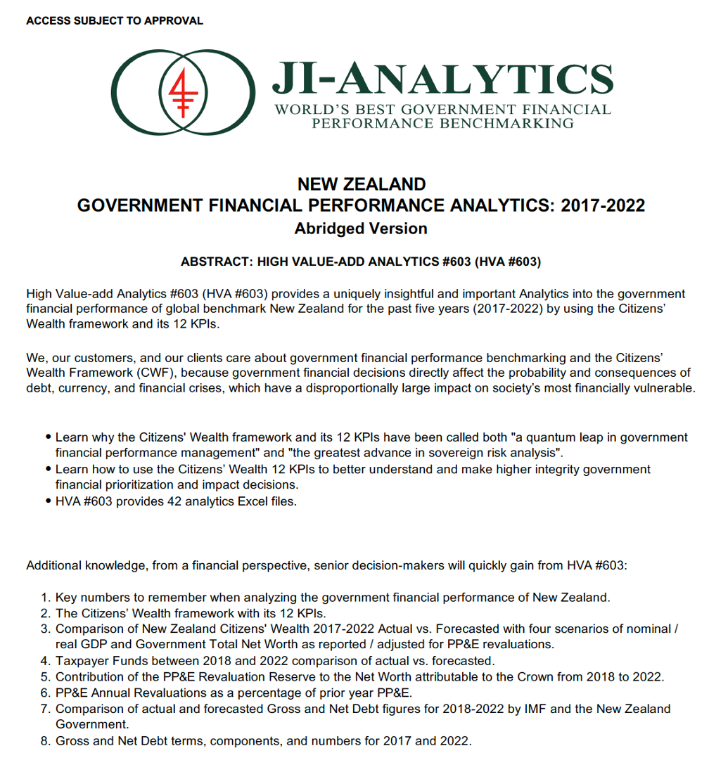NEW ZEALAND GOVERNMENT FINANCIAL PERFORMANCE ANALYTICS: 2017-2022
